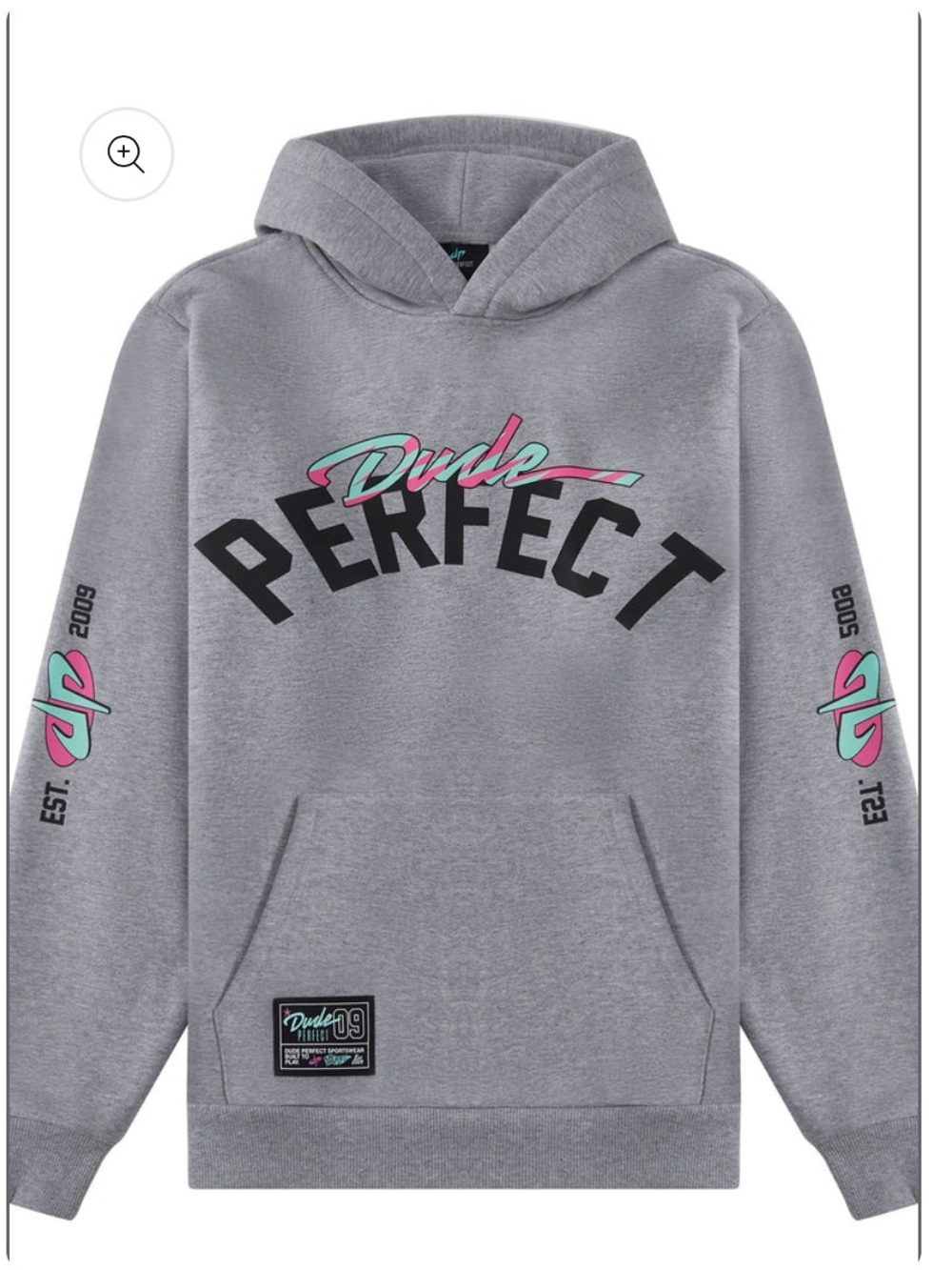 BRAND NEW - Dude Perfect Kids' Grey Logo Hoodie